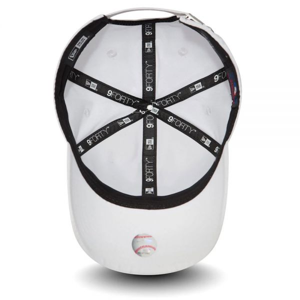 Καπέλο τζόκεϊ λευκό New York Yankees New Era Cap Mlb Flawless Logo Basic 940 White