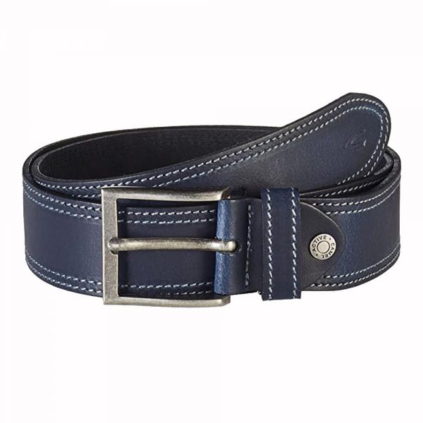 Leather Belt Camel Active 116-106-50 Blue