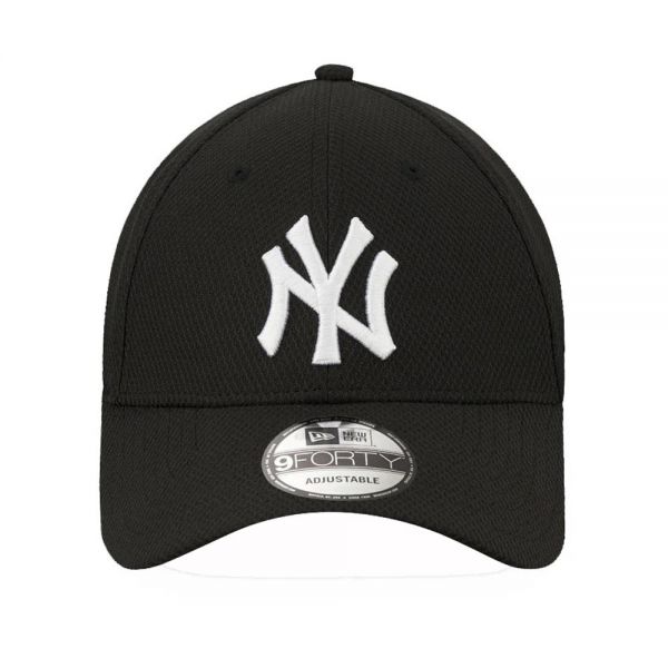Καπέλο τζόκεϊ μαύρο New York Yankees New Era 9Forty Diamond Neyyan Cap Black / White