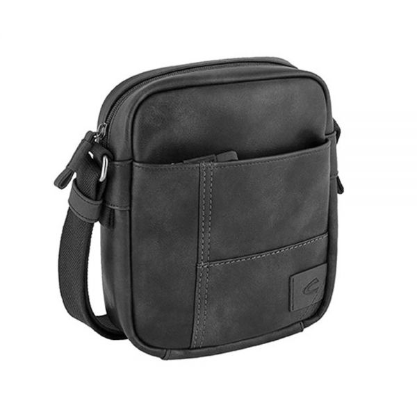 Men's Shoulder Bag Camel Active Laos Black 251-601-60