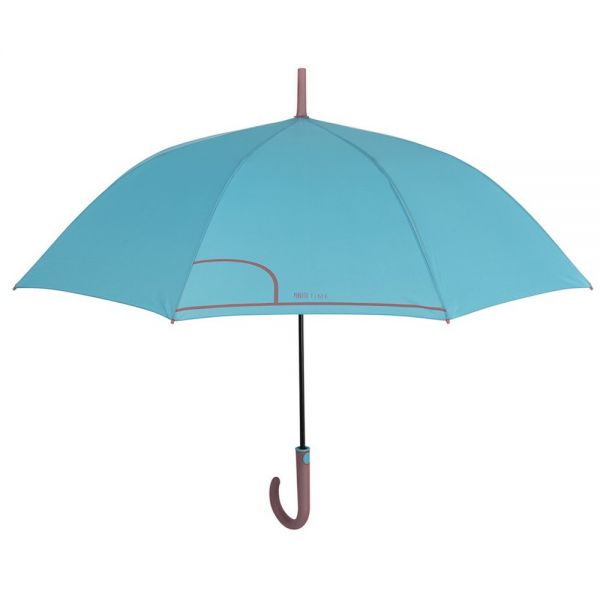 Ομπρέλα μεγάλη αυτόματη θαλασσί  Perletti Long AC Umbrella Time Sea Blue