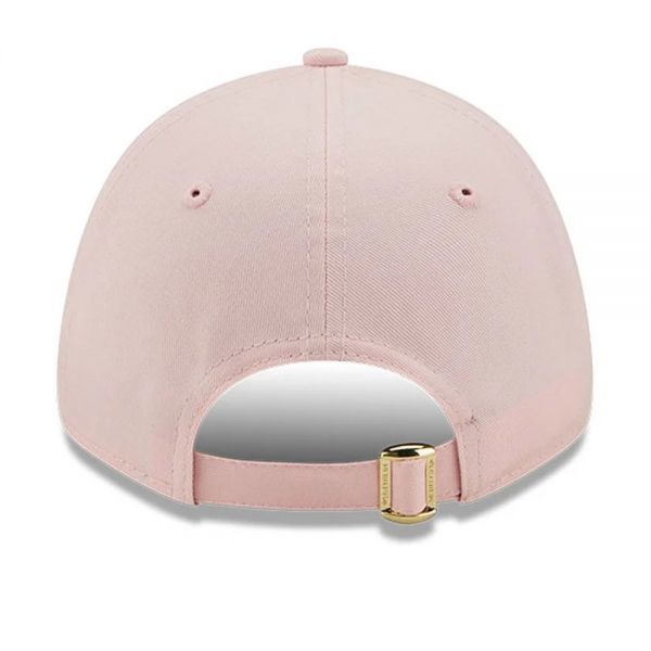 Καπέλο τζόκεϊ ροζ New York Yankees New Era 9Forty Women's Metallic Logo Pink / Gold