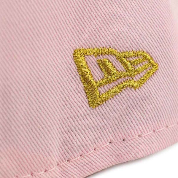 Summer Cotton Cap New York Yankees New Era 9Forty Women's Metallic Logo Pink / Gold