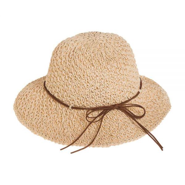 Καπέλο γυναικείο ψάθινο καλοκαιρινό μπεζ  Women's Straw Hat