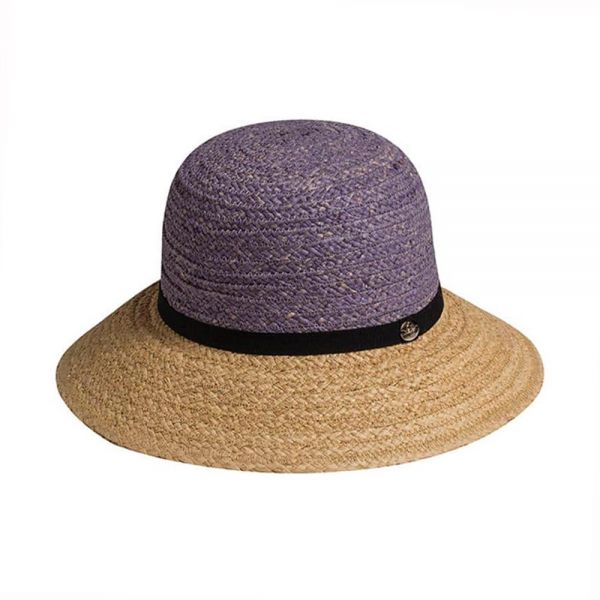 Καπέλο γυναικείο ψάθινο καλοκαιρινό λεβάντα Women's Straw Summer Hat