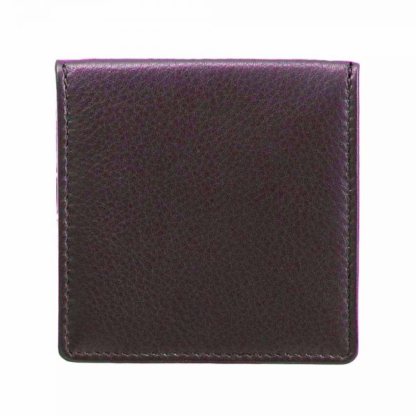 Leather Coin Purse Wallet Marta Ponti Preto Brown