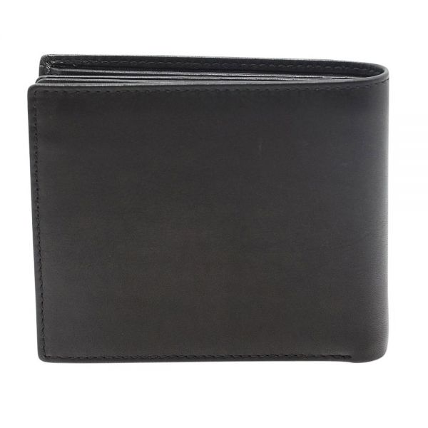 Leather Horizontal Wallet Dakar Dakota Spray DKB1013 Black