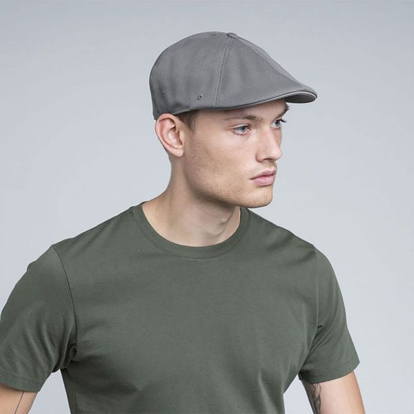 Καπέλο τραγιάσκα χειμερινό γκρι Kangol Wool Flexfit 504