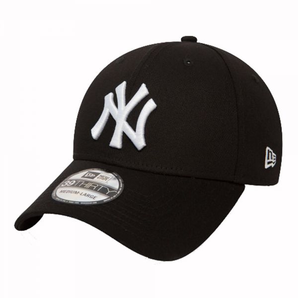 Καπέλο τζόκεϊ μαύρο New York Yankees New Era 39Thirty League Essential Cap Black / White Καπέλο τζόκεϊ μαύρο New York Yankees New Era 39Thirty League Essential Cap Black / White