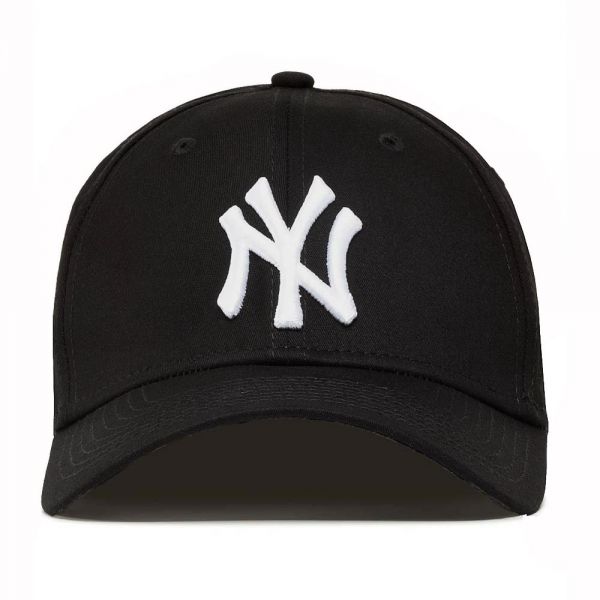 Καπέλο τζόκεϊ μαύρο New York Yankees New Era 39Thirty League Essential Cap Black / White