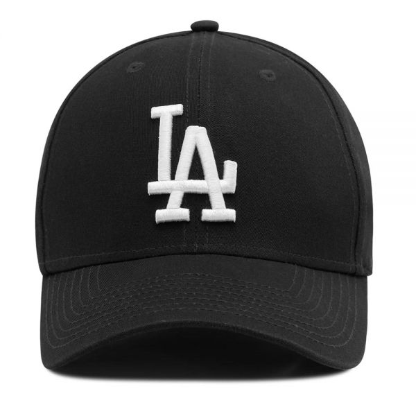 Καπέλο τζόκεϊ μαύρο Los Angeles Dodgers New Era 39Thirty League Essential Cap Black / White