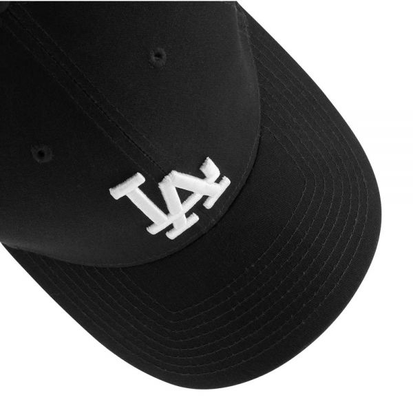 Καπέλο τζόκεϊ μαύρο Los Angeles Dodgers New Era 39Thirty League Essential Cap Black / White