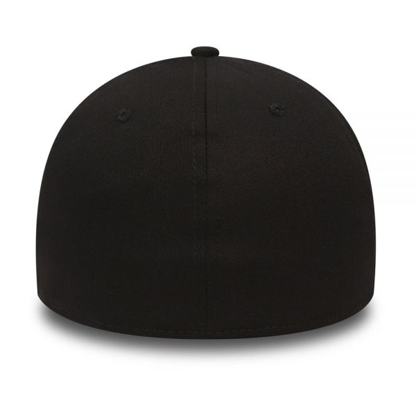 Καπέλο τζόκεϊ μαύρο Los Angeles Dodgers New Era 39Thirty League Essential Cap Black / White