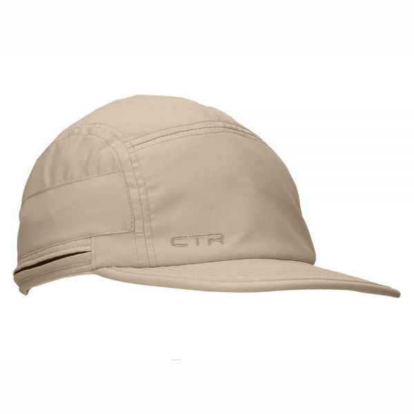 Summer UV Protection And Neck Cover CTR Nomad Shade Max Convertible Cap Beige