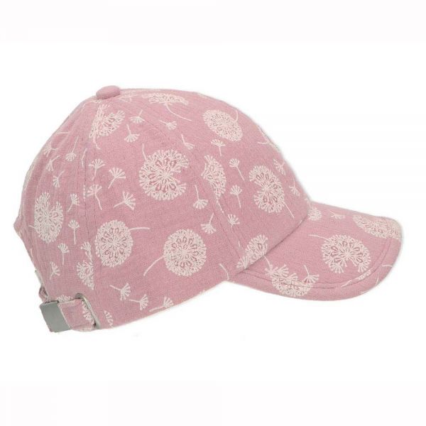 Καπέλο τζόκεϊ καλοκαιρινό ροζ φλοράλ Sterntaler Floral Cap