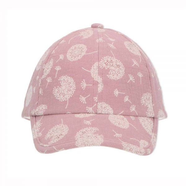 Καπέλο τζόκεϊ καλοκαιρινό ροζ φλοράλ Sterntaler Floral Cap