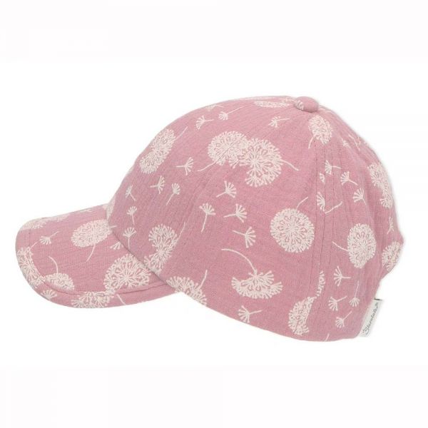 Καπέλο τζόκεϊ καλοκαιρινό ροζ φλοράλ Sterntaler Floral Cap
