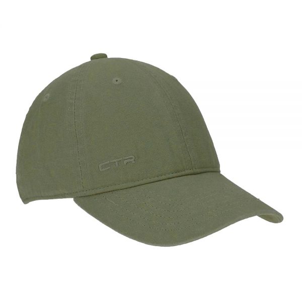 Organic Cotton Cap With UV Protection CTR Chill Out Olive Green