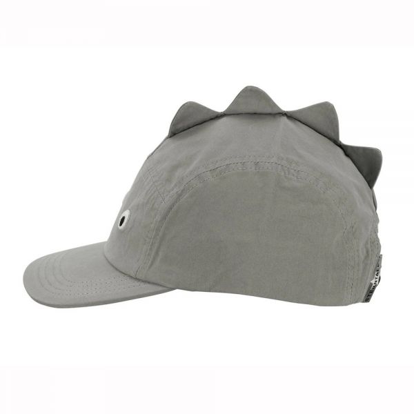 Summer Cotton Cap With UV Protection Sterntaler Dino Grey
