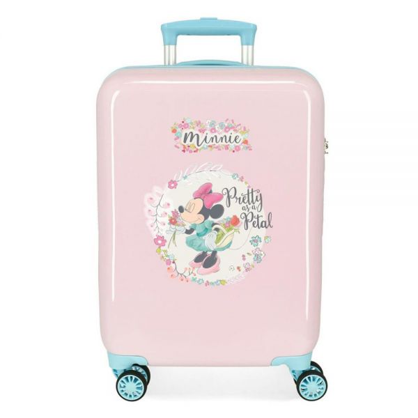 Βαλίτσα παιδική μικρή Disney Minnie Mouse Luggage Florals Pink