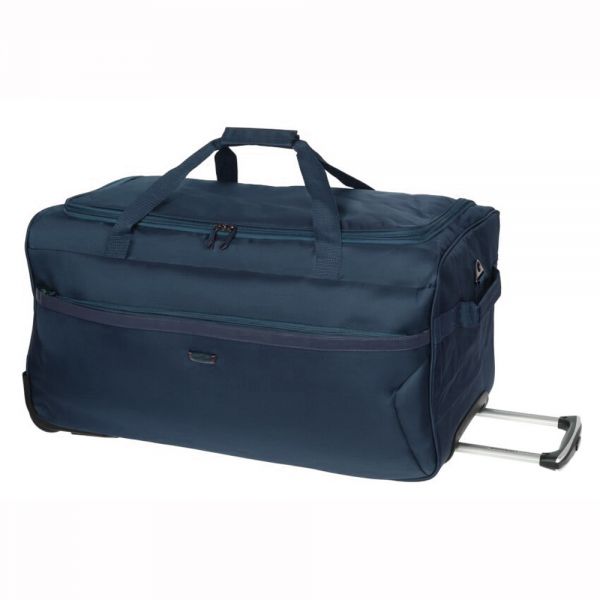Τσάντα ταξιδίου με ρόδες μπλε Diplomat Atlanta Collection 998-70W Blue