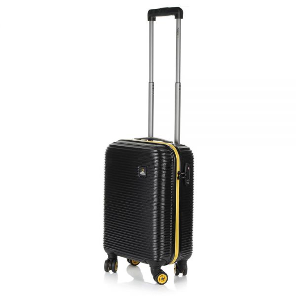 Cabin Hard Luggage 4 Wheels National Geographic Abroad S Black