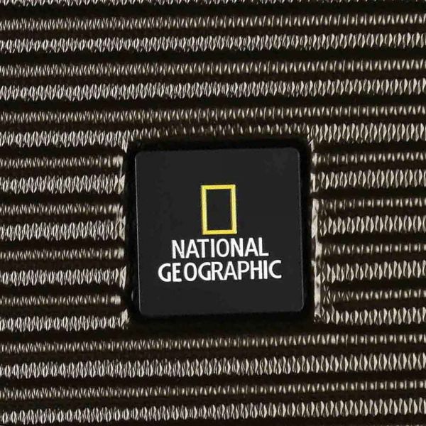 Large Hard Luggage 4 Wheels National Geographic Abroad L Black
