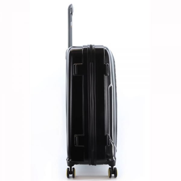 Large Hard Luggage 4 Wheels National Geographic Roots L Black 75 x 50 x 30 cm