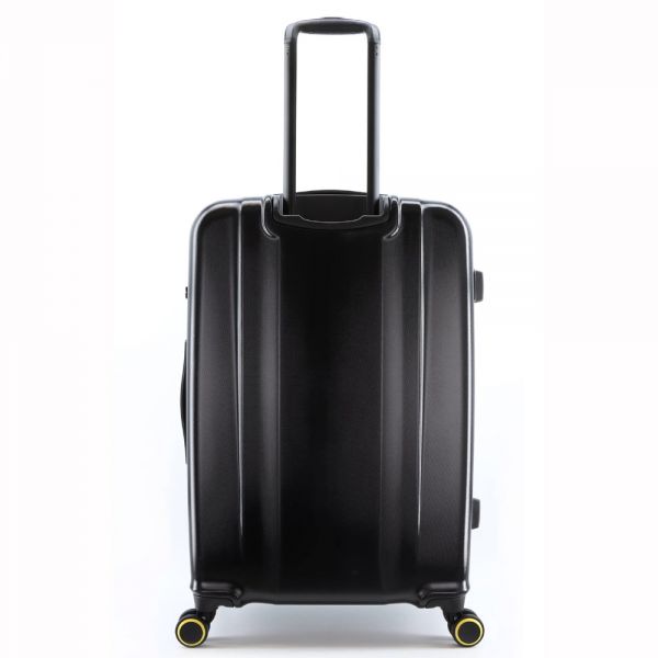 Large Hard Luggage 4 Wheels National Geographic Roots L Black 75 x 50 x 30 cm