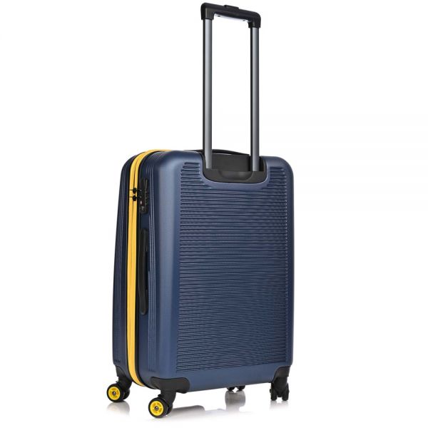 Medium Hard Expandable Luggage 4 Wheels National Geographic Aerodrome M Blue 60 x 46 x 27 cm