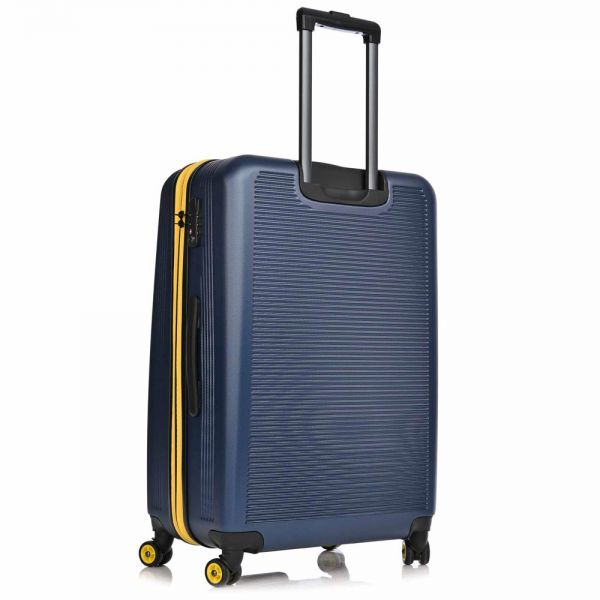 Large Hard Expandable Luggage 4 Wheels National Geographic Aerodrome L Blue 76 x 50 x 30 cm