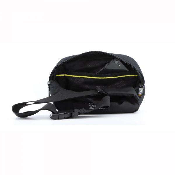 Τσαντάκι μέσης ανδρικό μαύρο National Geographic Mutation Waist Bag N18381-06 Black