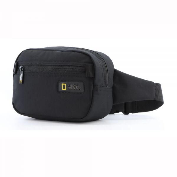 Τσαντάκι μέσης ανδρικό μαύρο National Geographic Mutation Waist Bag N18381-06 Black