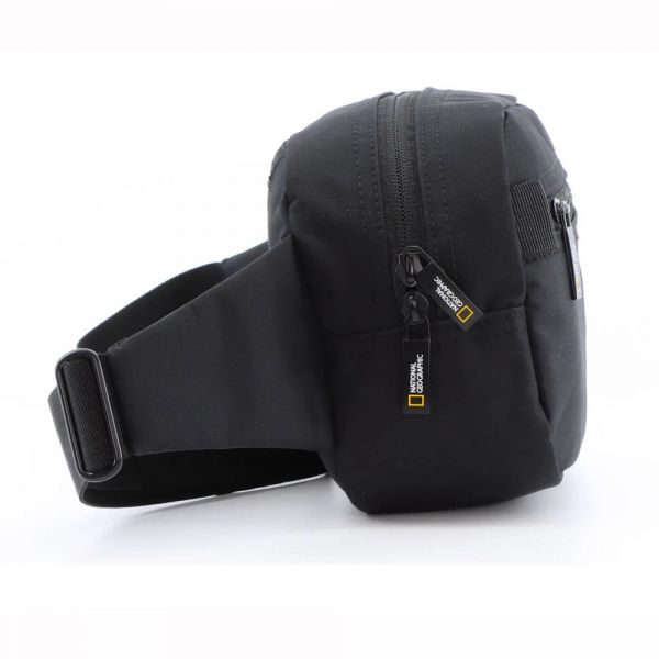 Τσαντάκι μέσης ανδρικό μαύρο National Geographic Mutation Waist Bag N18381-06 Black