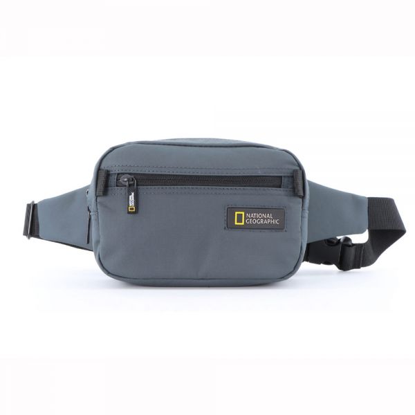 Τσαντάκι μέσης ανδρικό γκρι National Geographic Mutation Waist Bag N18381-22 Grey