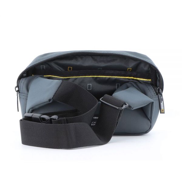 Τσαντάκι μέσης ανδρικό γκρι National Geographic Mutation Waist Bag N18381-22