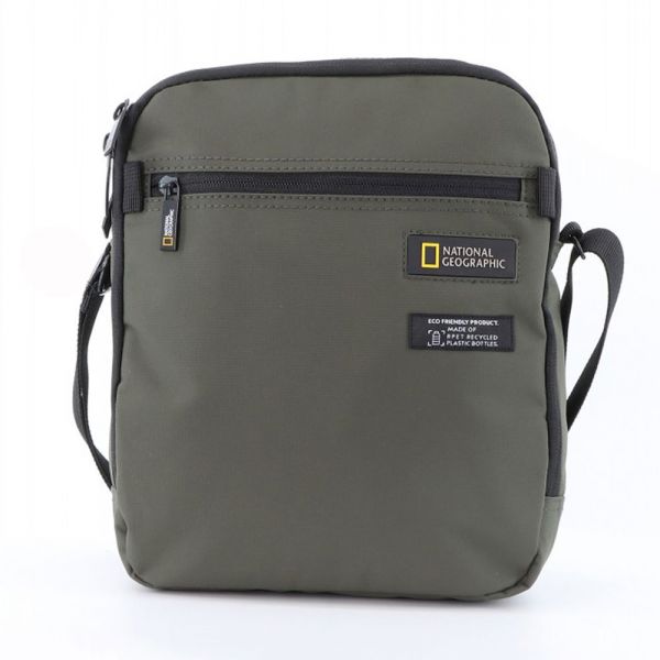 Τσάντα ώμου χακί  National Geographic Mutation Shoulder Bag N18386-11 Khaki