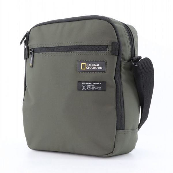 Τσάντα ώμου χακί  National Geographic Mutation Shoulder Bag N18386-11 Khaki
