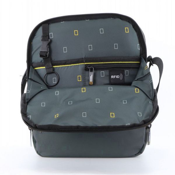 Medium Shoulder Bag National Geographic Mutation  N18386-22 Grey