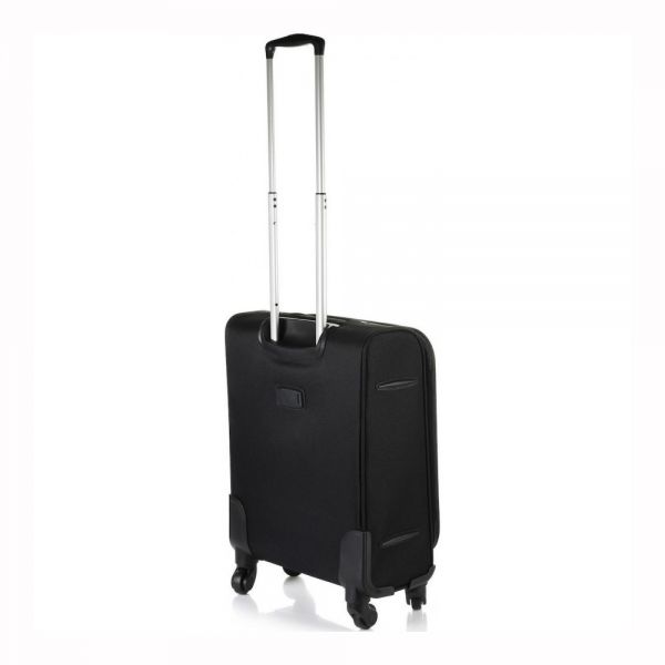 Cabin Soft Luggage 4 Wheels Diplomat Praga 54 x 40 x 20 cm Black