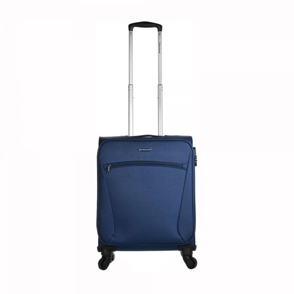 Cabin Soft Luggage 4 Wheels Diplomat Praga 54 x 40 x 20 cm Blue