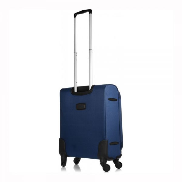 Cabin Soft Luggage 4 Wheels Diplomat Praga 54 x 40 x 20 cm Blue