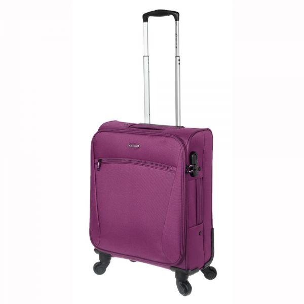 Cabin Soft Luggage 4 Wheels Diplomat Praga 54 x 40 x 20 cm Purpe