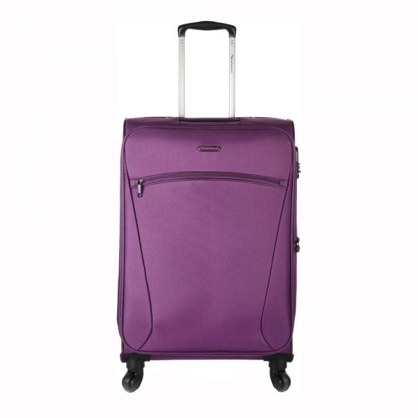 Large Soft Luggage 4 Wheels Diplomat Praga 77 x 45 x 29 cm Purpe