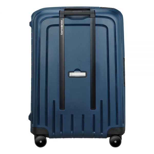 Medium Hard Luggage 4 Wheels Samsonite S'Cure Eco Spinner 69/25 cm Navy Blue