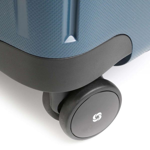 Βαλίτσα σκληρή μπλε με 4 ρόδες μεσαία Samsonite S'Cure Eco Spinner 69 / 25 cm Navy Blue