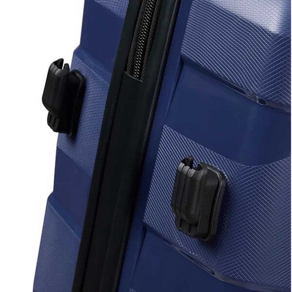 Medium Hard Luggage Spinner American Tourister Air Move 66cm Midnight Navy