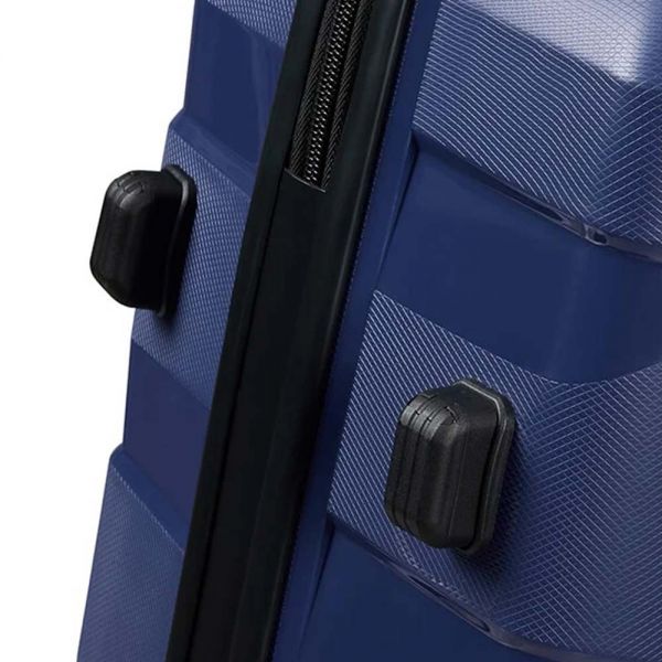 Medium Hard Luggage Spinner American Tourister Air Move 66cm Midnight Navy