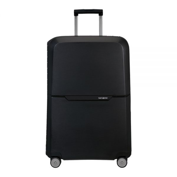 Large Hard Luggage 4 Wheels Samsonite Magnum Eco Spinner 75/28 Graphite