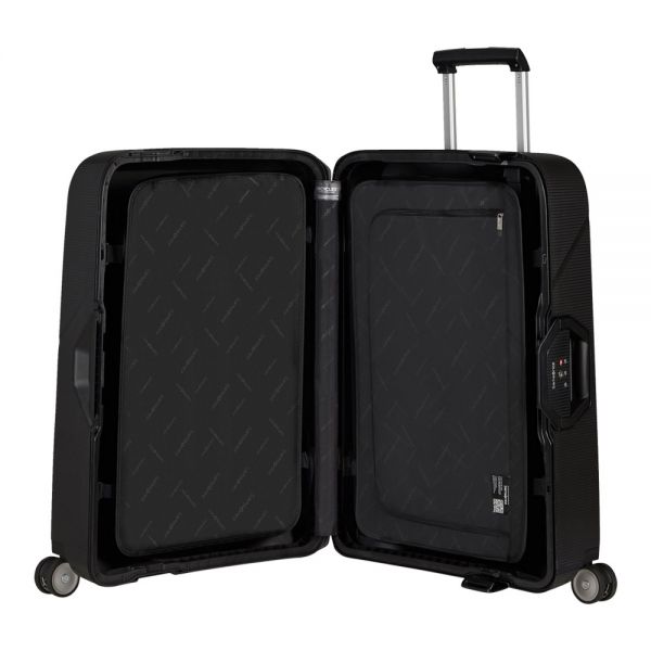 Large Hard Luggage 4 Wheels Samsonite Magnum Eco Spinner 75/28 Graphite